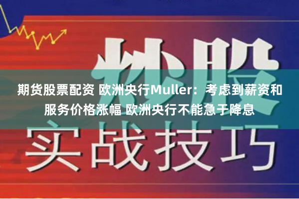 期货股票配资 欧洲央行Muller：考虑到薪资和服务价格涨幅 欧洲央行不能急于降息