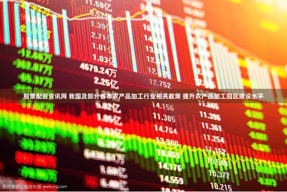 股票配资资讯网 我国及部分省市农产品加工行业相关政策 提升农产品加工园区建设水平