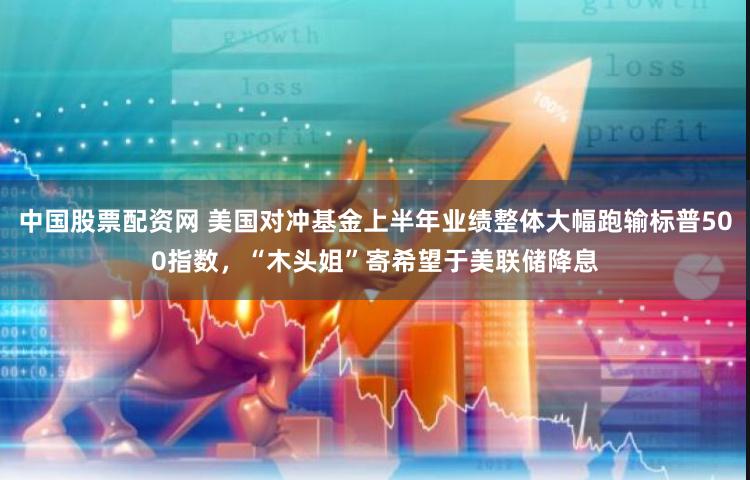 中国股票配资网 美国对冲基金上半年业绩整体大幅跑输标普500指数，“木头姐”寄希望于美联储降息