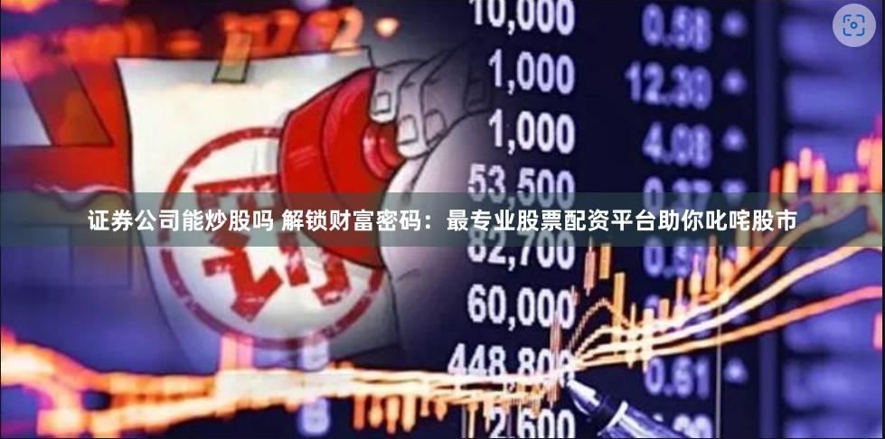 证券公司能炒股吗 解锁财富密码：最专业股票配资平台助你叱咤股市