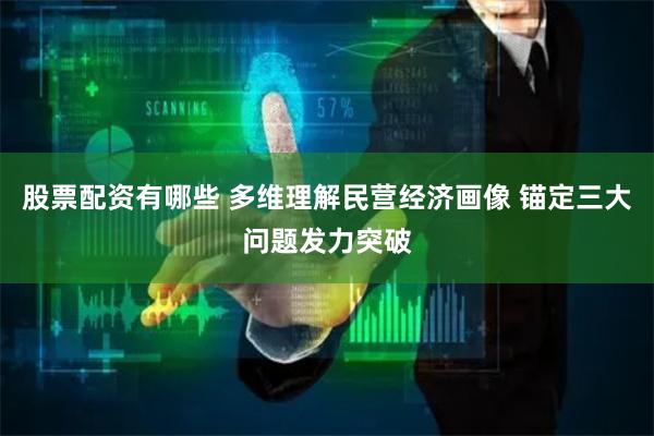股票配资有哪些 多维理解民营经济画像 锚定三大问题发力突破